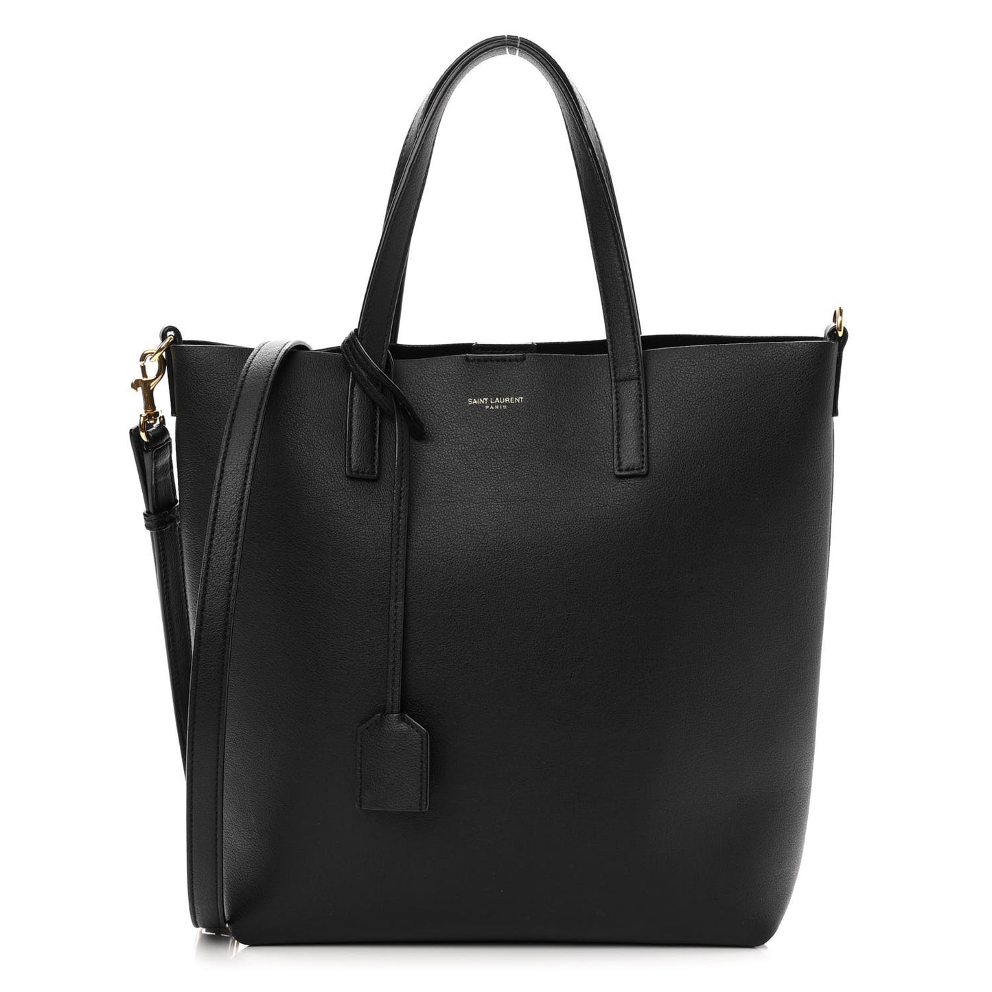 Calfskin Toy Shopping Tote Black