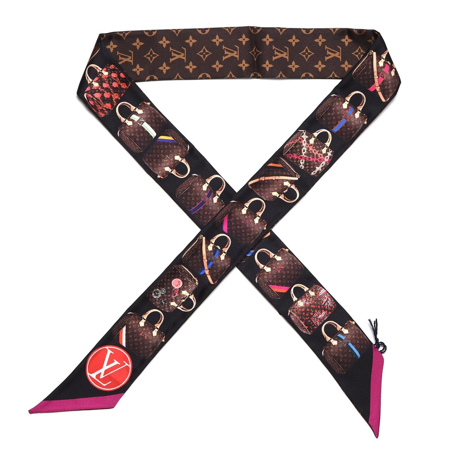 Silk Monogram Tribute to Speedy BB Bandeau