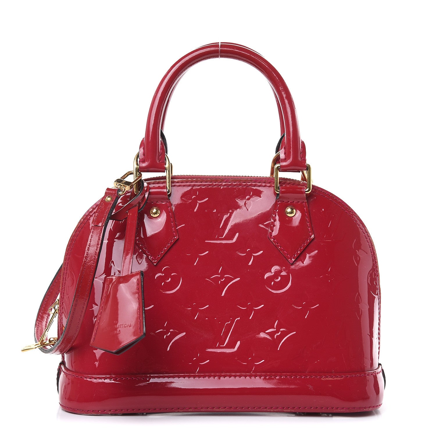 Louis Vuitton Vernis Alma BB Rose Indien 1 of 15