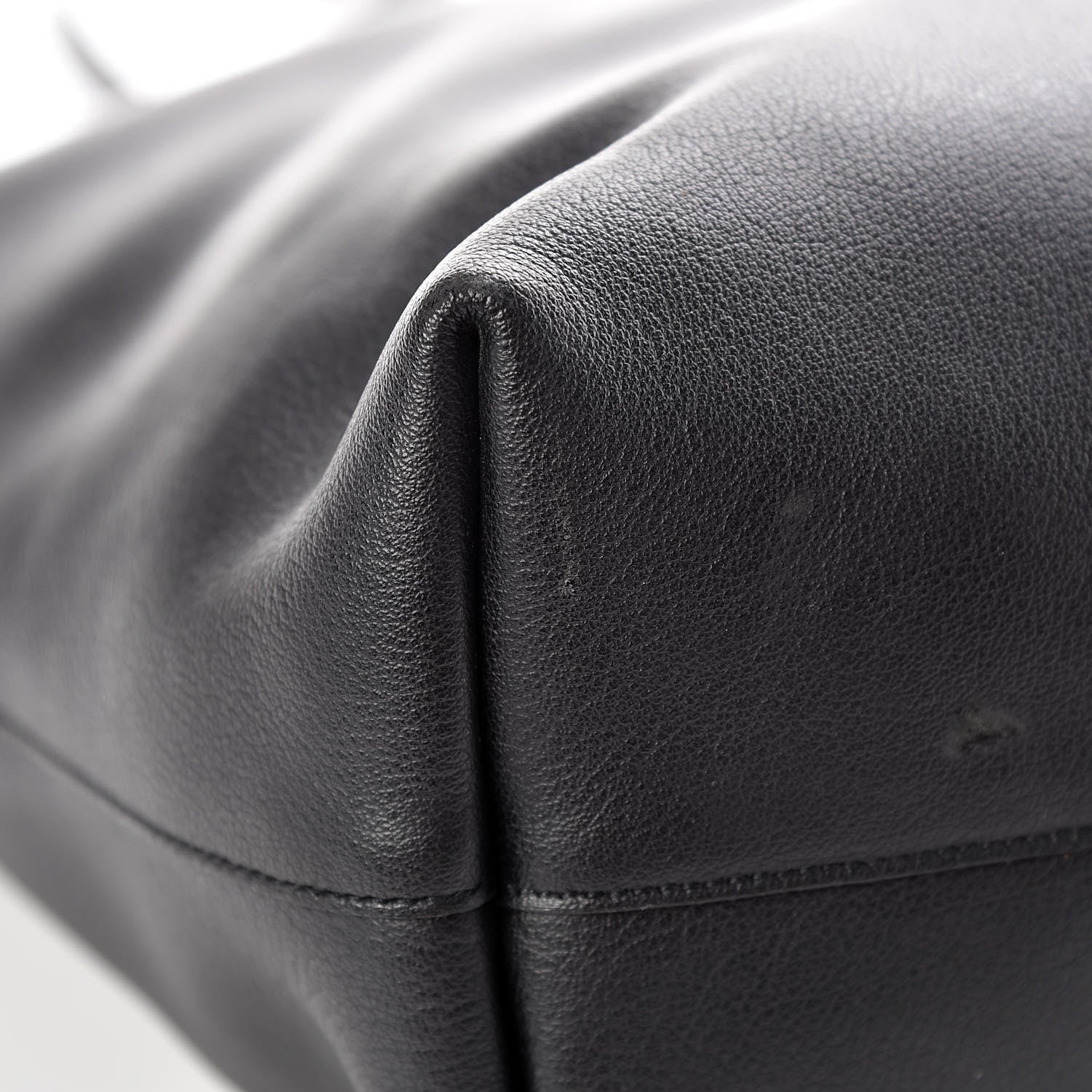 Saint Laurent Calfskin Large Shopping Tote Black 12 of 15
