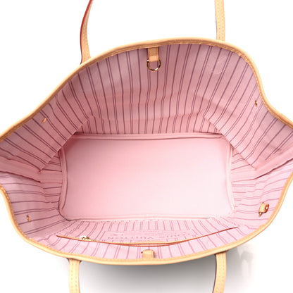 Louis Vuitton Monogram Saint Barth V Neverfull MM Rose Ballerine 6 of 10