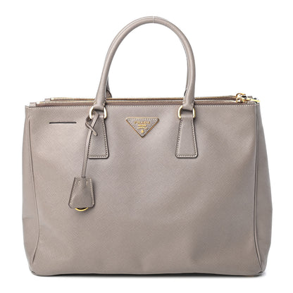 Prada Saffiano Large Galleria Double Zip Tote Argilla 1 of 9