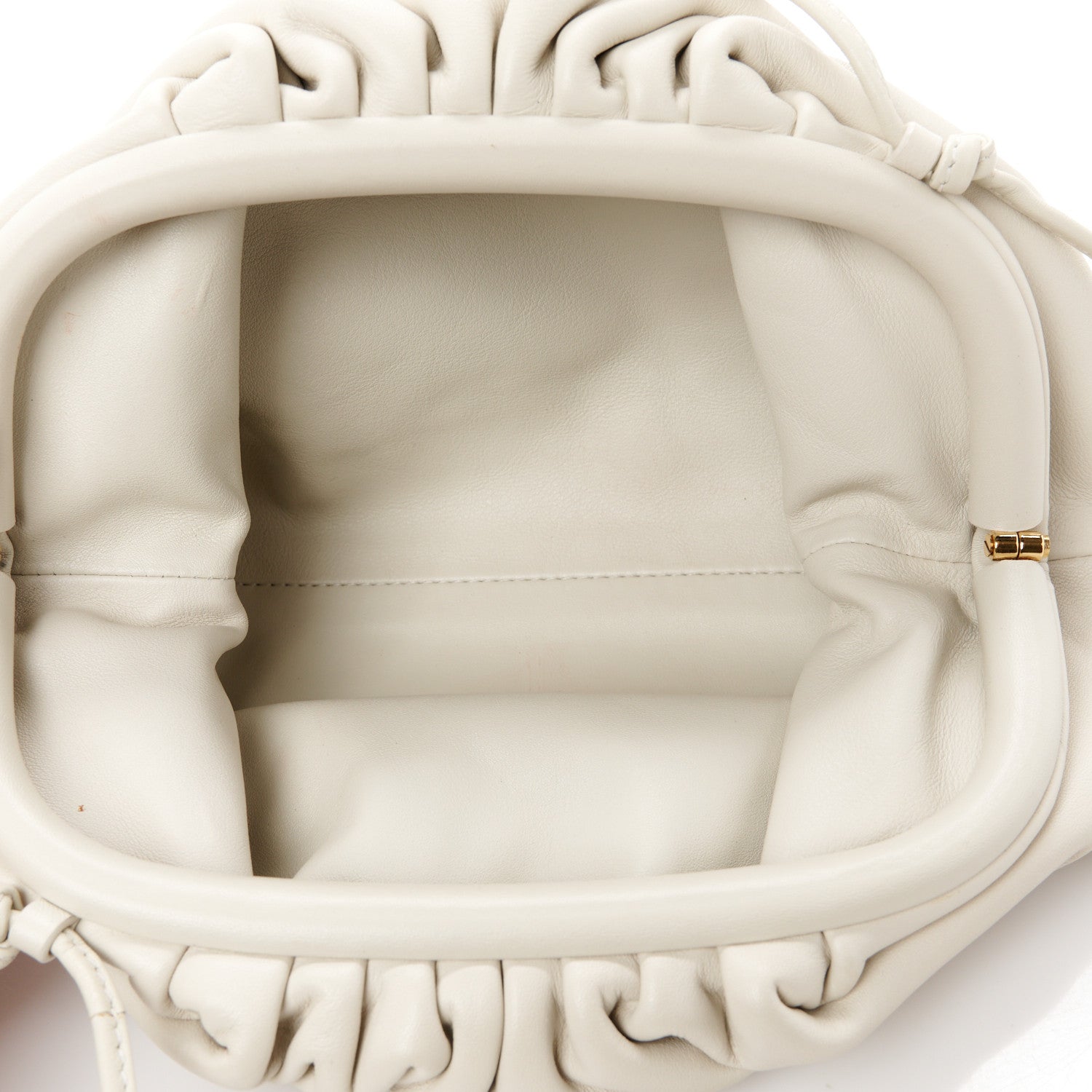 Bottega Veneta Butter Calfskin The Mini Pouch Chalk 5 of 11