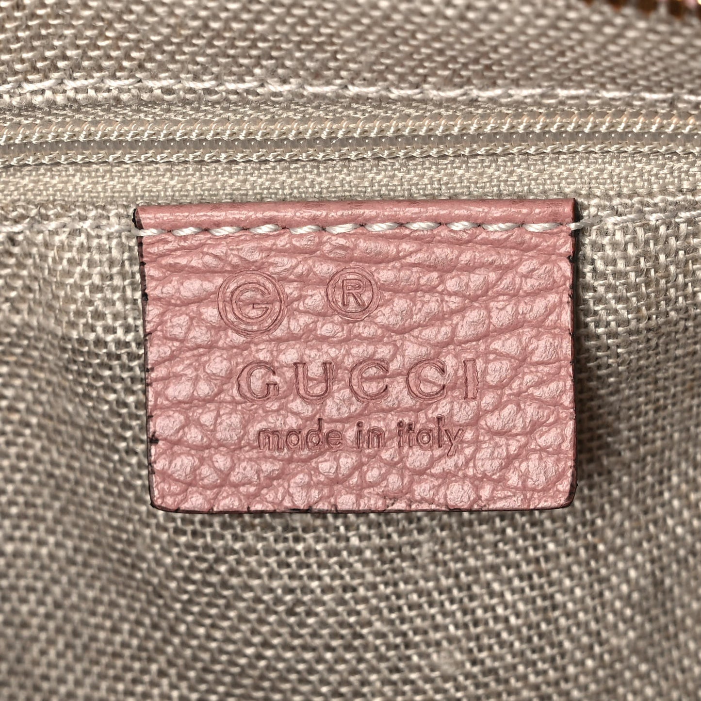 Monogram Small Bree Tote Beige Soft Pink