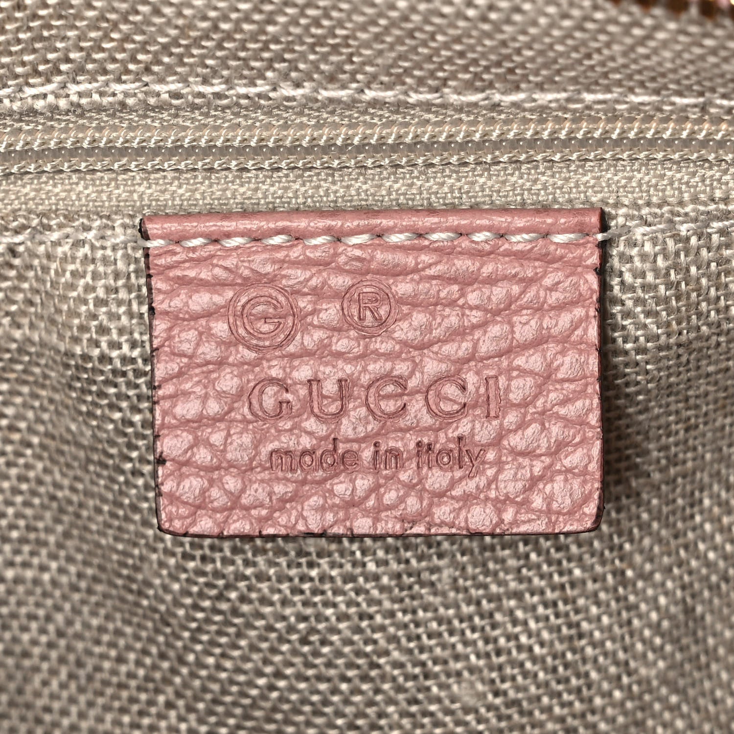 Gucci Monogram Small Bree Tote Beige Soft Pink 6 of 13