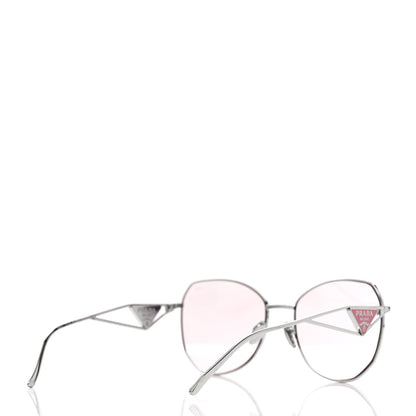 Prada Metal Symbole Triangle Logo Sunglasses SPR57Y Pink 4 of 10