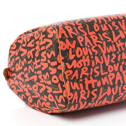 Louis Vuitton Monogram Graffiti Speedy 30 Orange 8 of 9