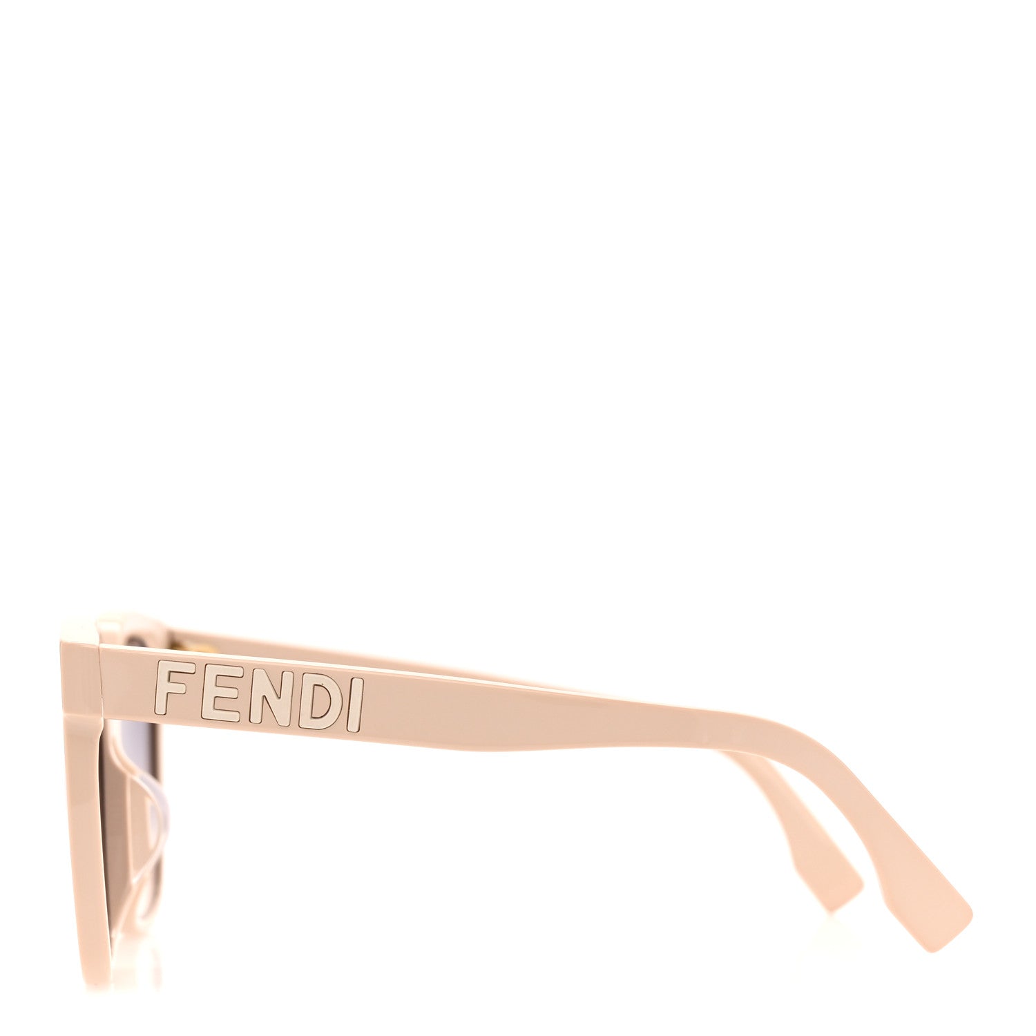 Fendi Acetate Square Sunglasses FE40007F Beige 3 of 6