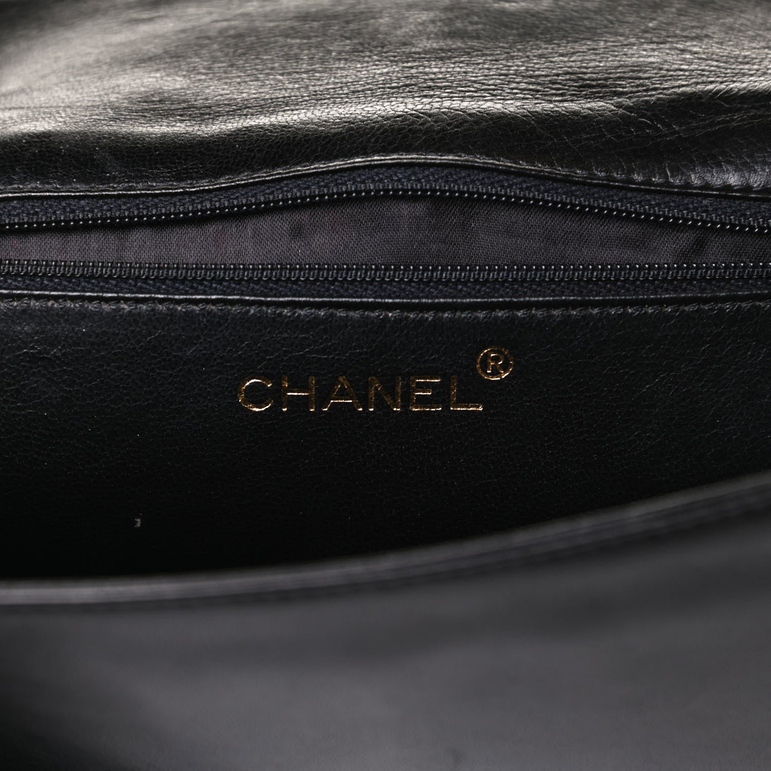 Chanel Lambskin Quilted CC Small Single Flap Black 5 of 16