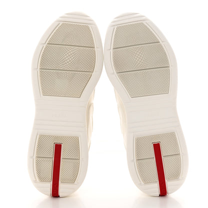 Prada Mesh Neoprene America's Sneakers 8 White 6 of 13