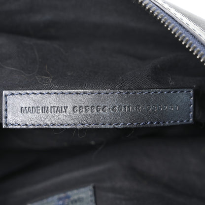 Balenciaga Used Calfskin Silver Hardware Small Neo Classic City Navy 7 of 10