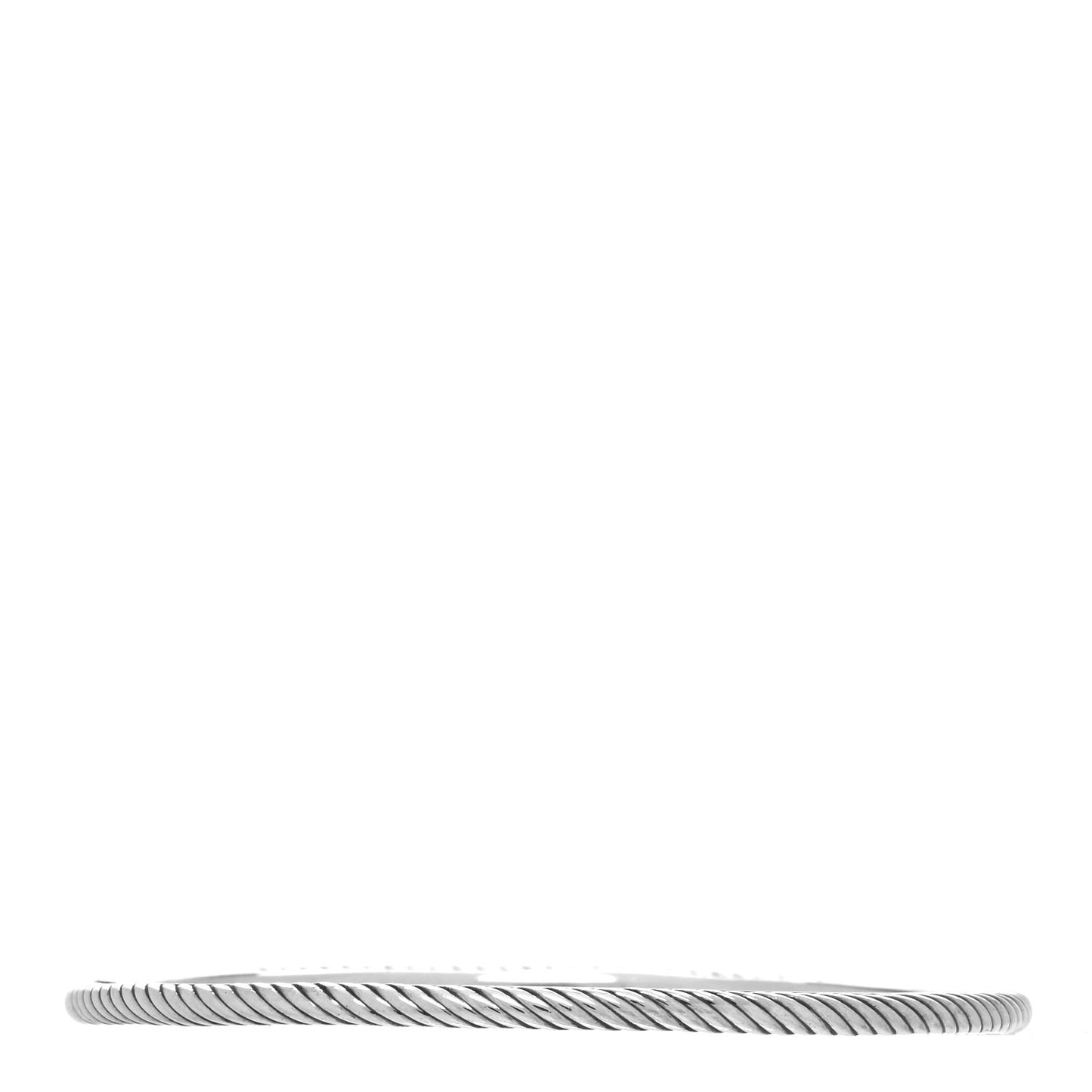 Sterling Silver 3mm Cable Classics Bangle Bracelet