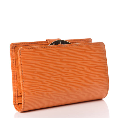 Louis Vuitton Epi French Purse Wallet Mandarin 3 of 8