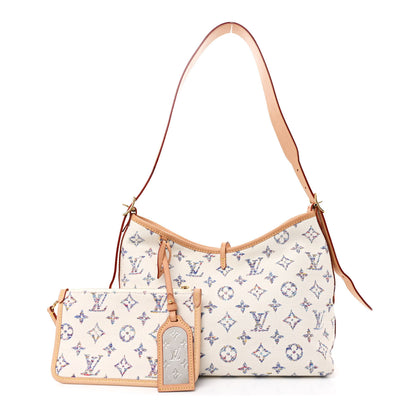 Louis Vuitton Monogram Jacquard CarryAll PM Multicolor Beige 3 of 16