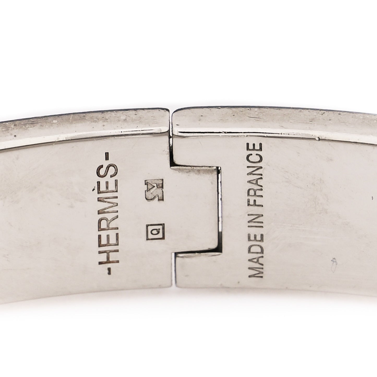 Enamel Narrow Clic Clac H Bracelet PM Bleu Royal