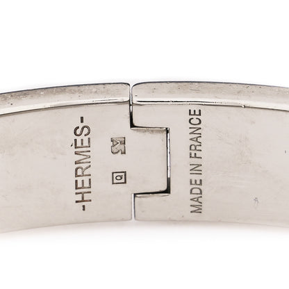 Hermes Enamel Narrow Clic Clac H Bracelet PM Bleu Royal 3 of 4