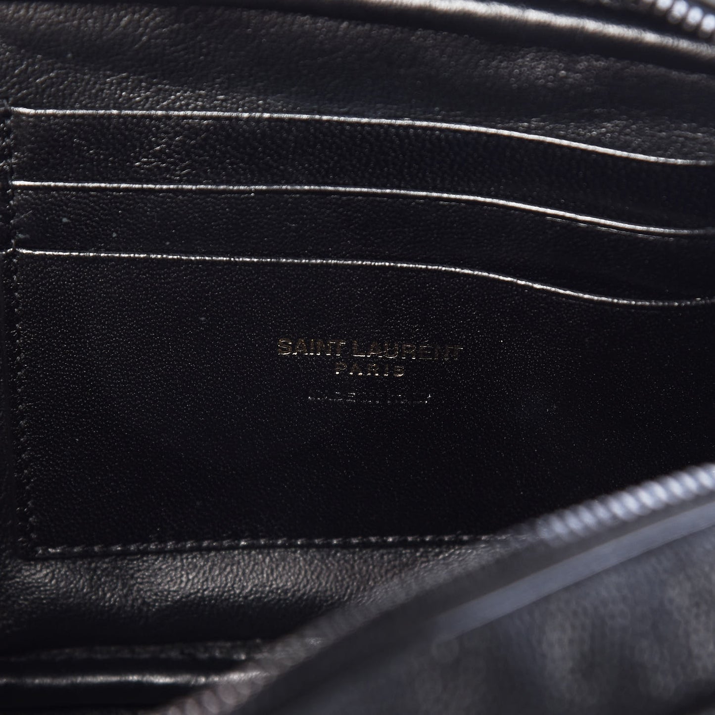 Grain De Poudre Matelasse Monogram Mini Lou Camera Bag Black