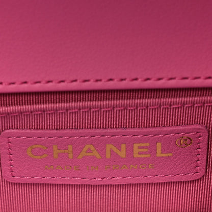 Chanel Calfskin Quilted Medium Boy Flap Pink 6 of 10