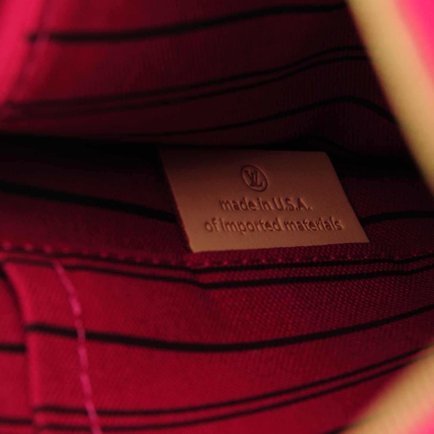 Louis Vuitton Monogram Neverfull MM GM Pochette Pivoine 6 of 7