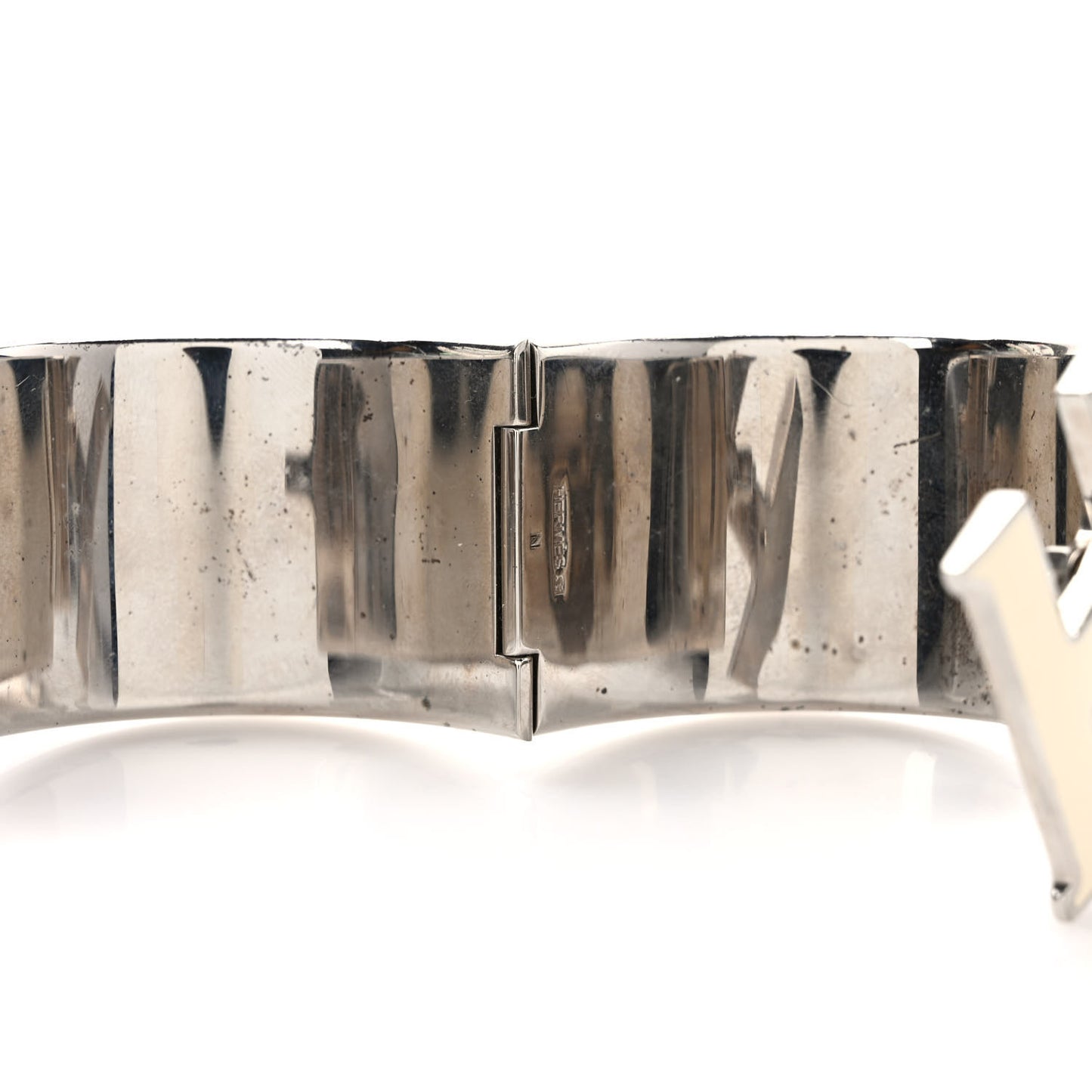 Enamel Extra Wide Clic Clac H Bracelet GM Bleu Nuit