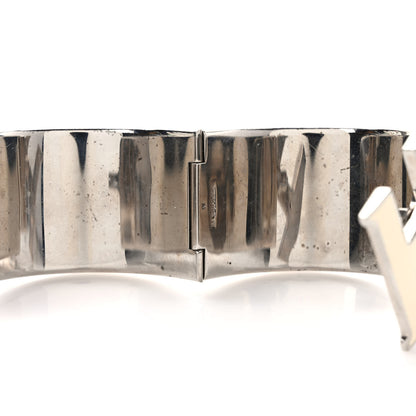 Hermes Enamel Extra Wide Clic Clac H Bracelet GM Bleu Nuit 5 of 6