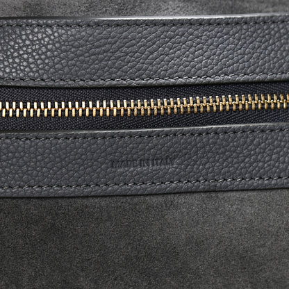 Celine Soft Grained Calfskin Small Belt Cabas Phantom Grey 6 of 12
