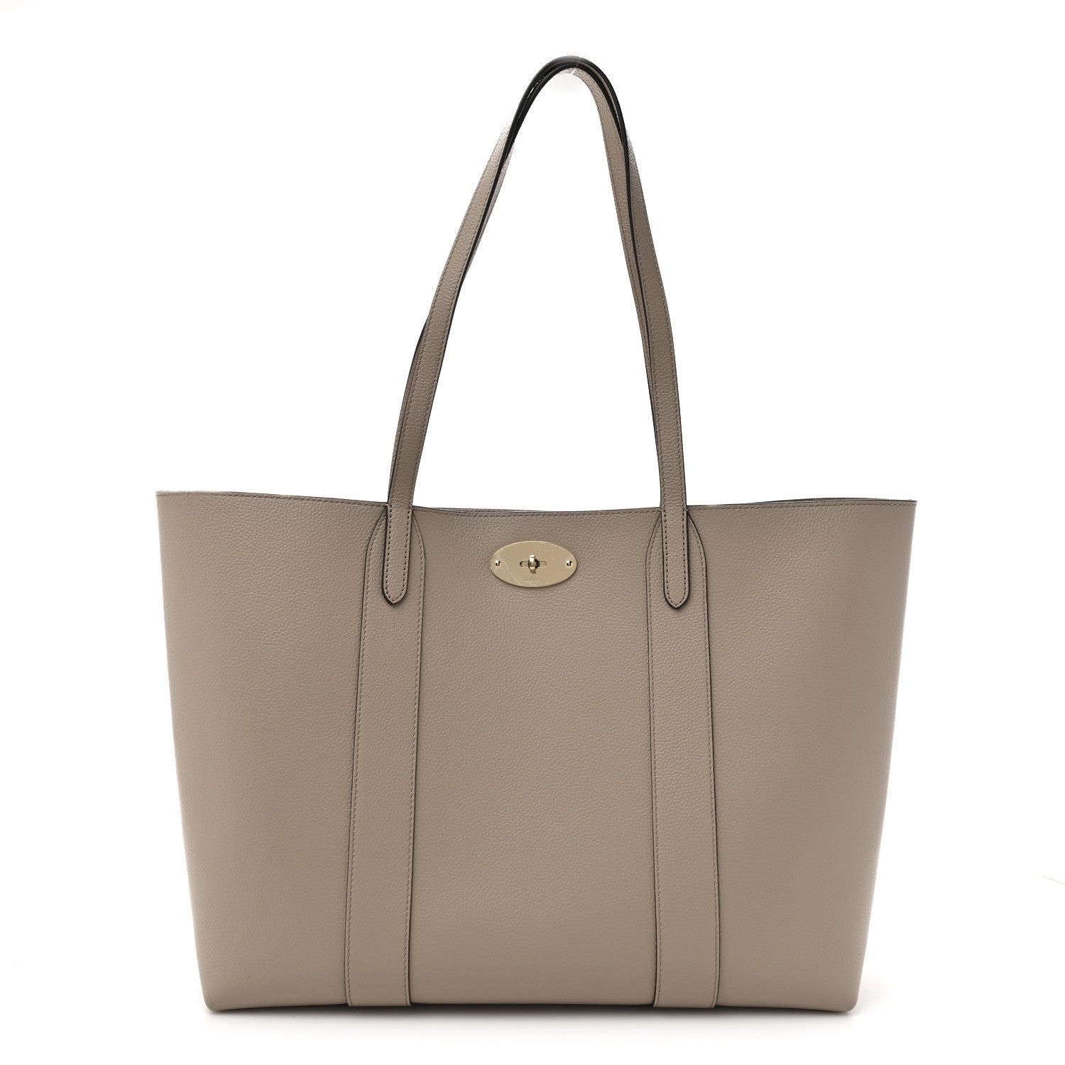 Mulberry Small Classic Grain Bayswater Tote Cashmere Taupe 1 of 10