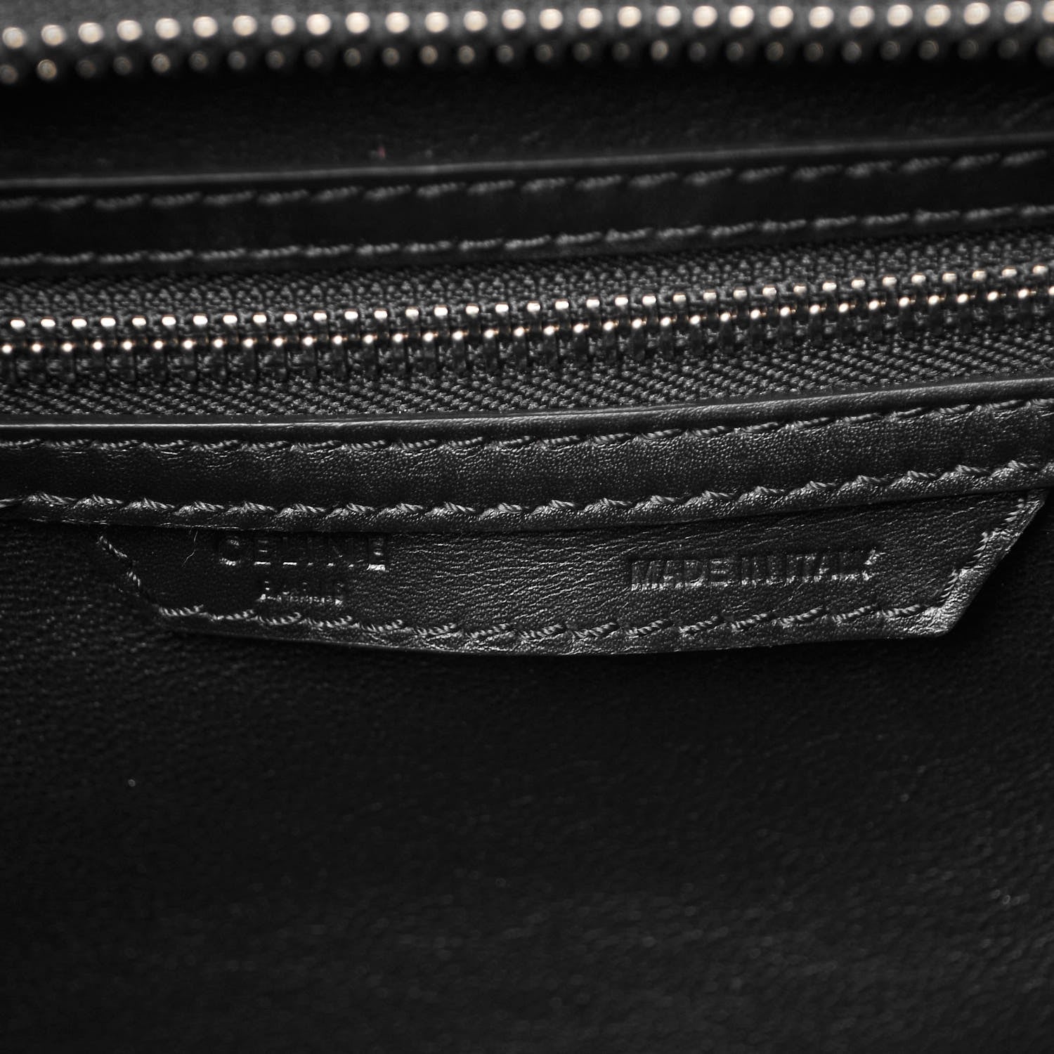 Celine Smooth Calfskin Mini Luggage Black 7 of 12