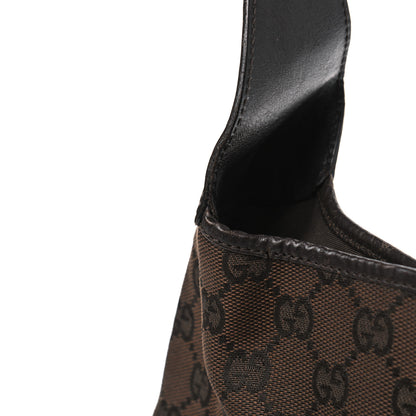 Gucci Monogram Web Small Jackie O Hobo Dark Brown 14 of 18