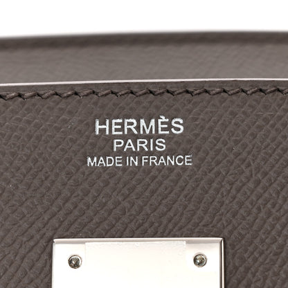 Hermes Epsom Birkin Sellier 30 Etain 6 of 11
