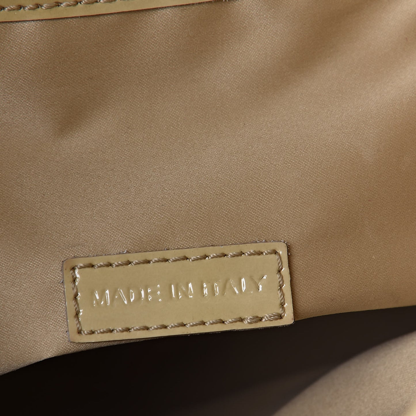 Patent Quilted Brook Hobo Beige