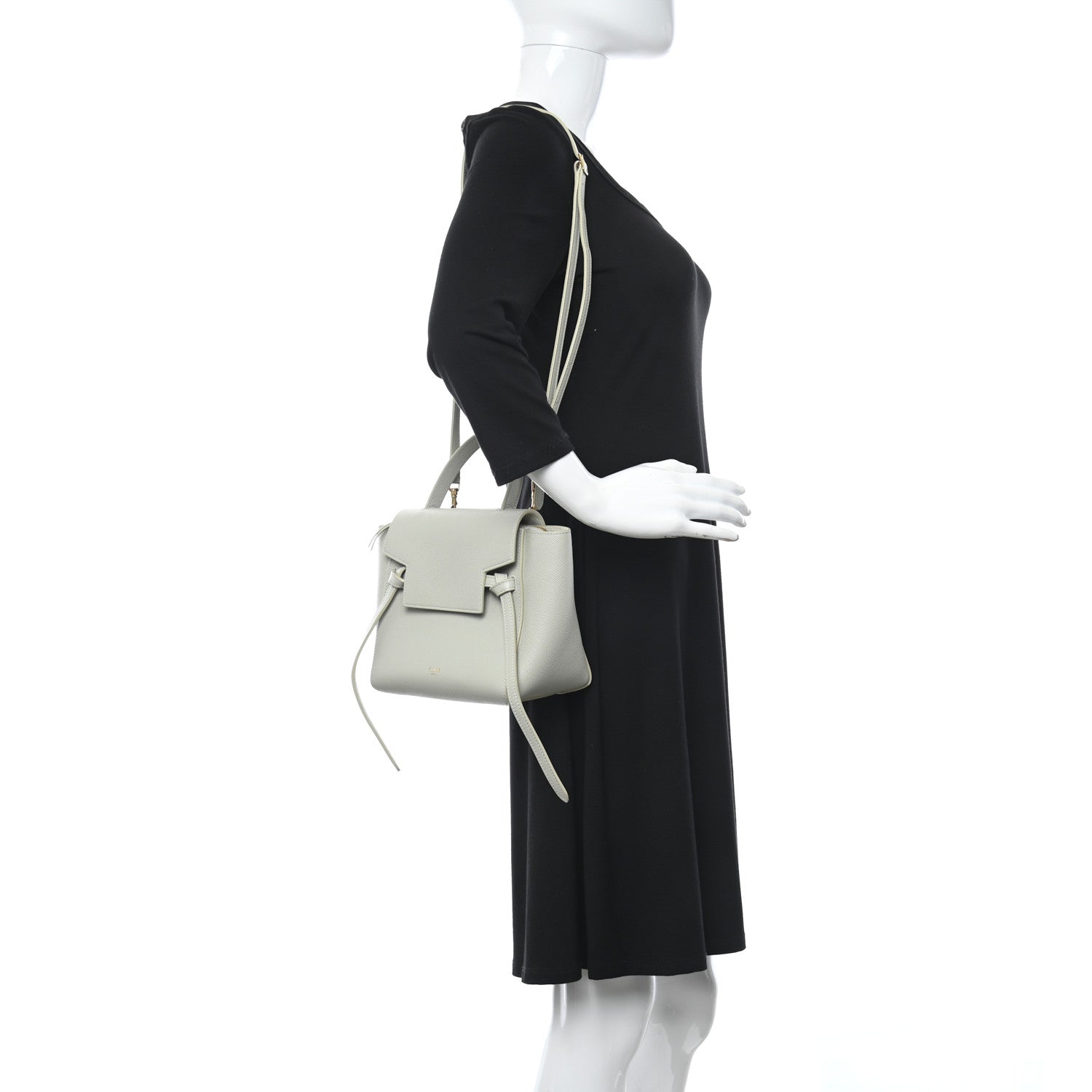 Celine Grained Calfskin Nano Belt Bag Jade 2 of 12