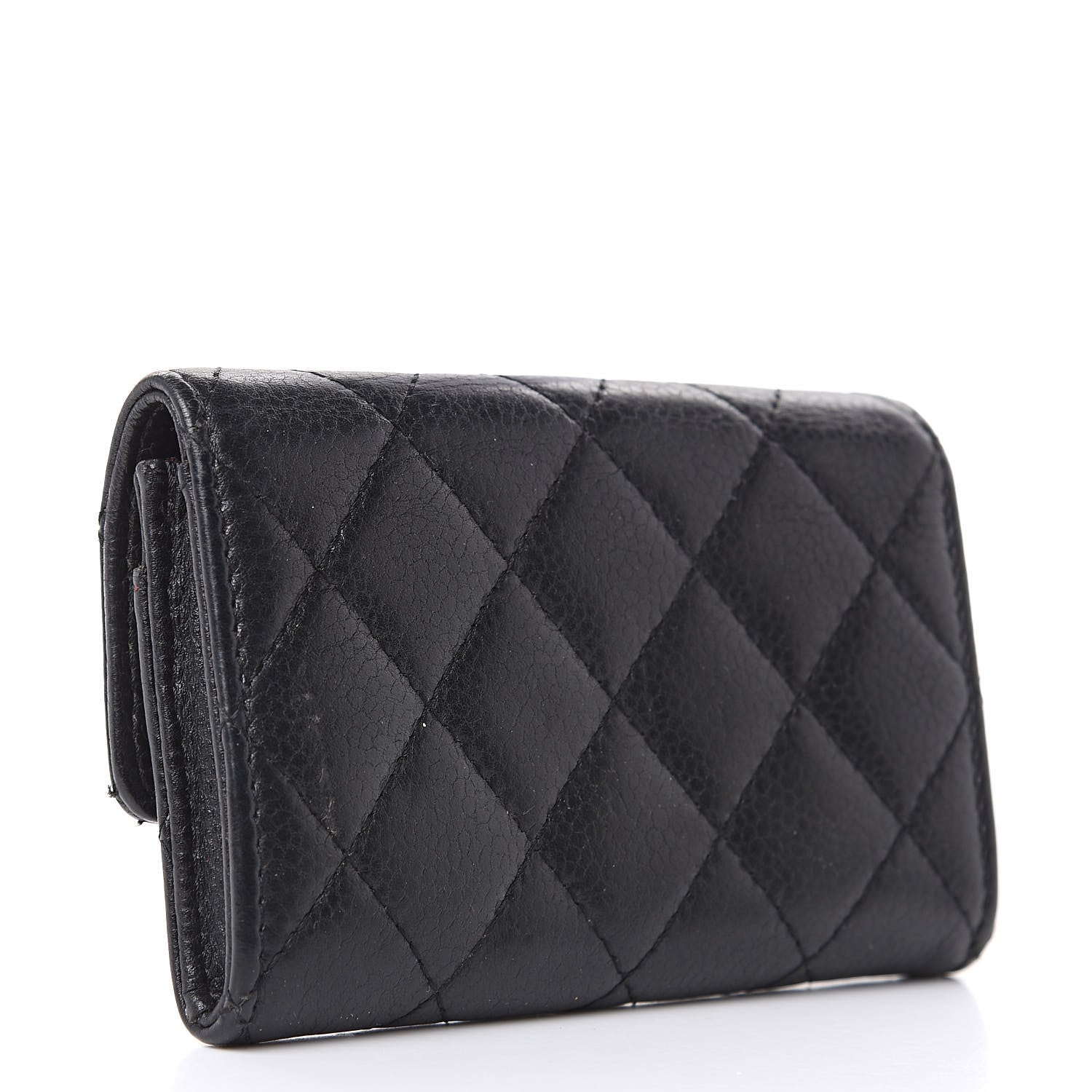 Chanel Caviar Quilted Flap Card Holder Black 3 of 11