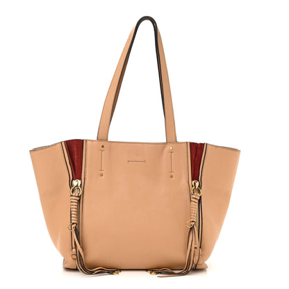 Chloe Smooth Calfskin Small Milo Shopping Tote Beige 1 of 15