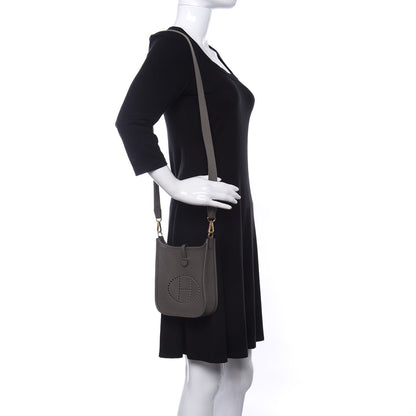 Hermes Taurillon Clemence Evelyne TPM Etain 2 of 10