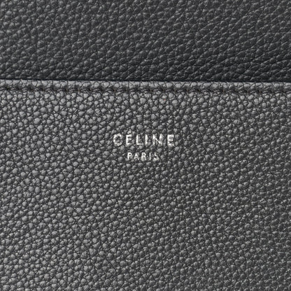 Celine Soft Grained Calfskin Sangle Bucket Bag Anthracite 11 of 12