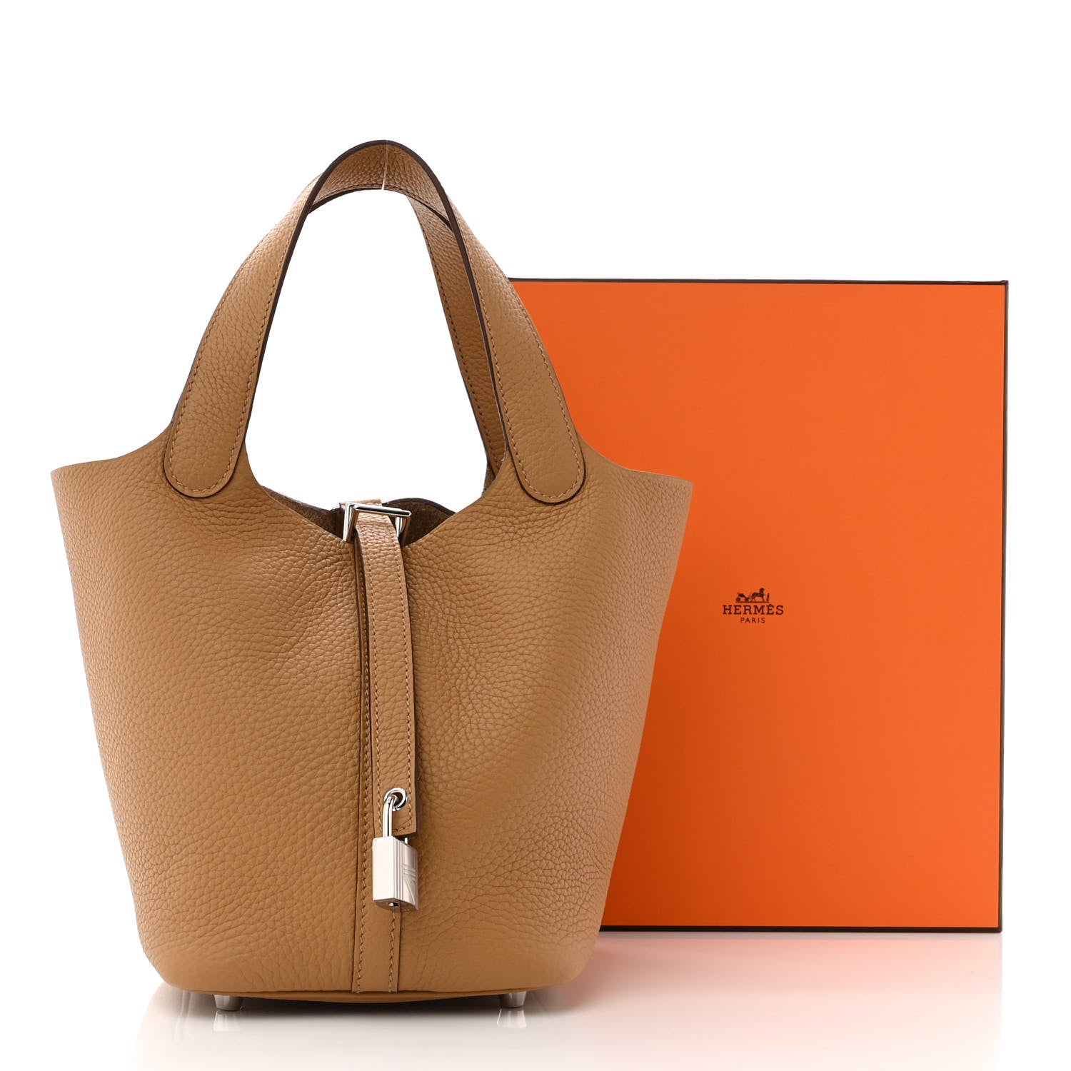 Hermes Taurillon Clemence Picotin Lock 18 PM Biscuit 11 of 11