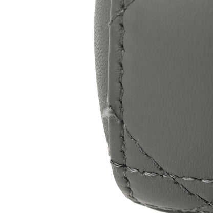 Christian Dior Ultra Matte Calfskin Cannage Small My ABCDior Lady Dior Gray 11 of 12