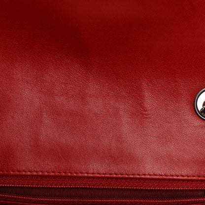 Chanel Lambskin Quilted Mini Rectangular Flap Red 11 of 14