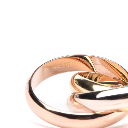 Cartier 18K Pink Yellow White Gold Classic Trinity Ring 53 6.25 4 of 6