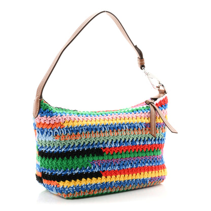Miu Miu Fabric Crochet Pouch Multicolor 3 of 11