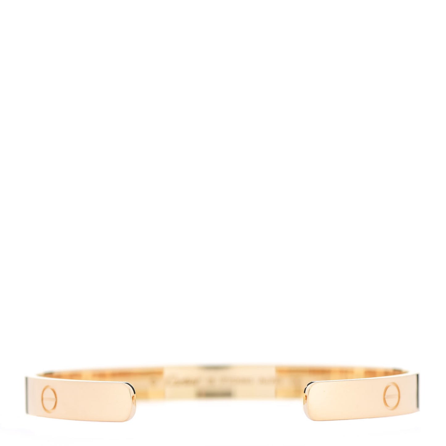 18K Yellow Gold LOVE Cuff Bracelet 18