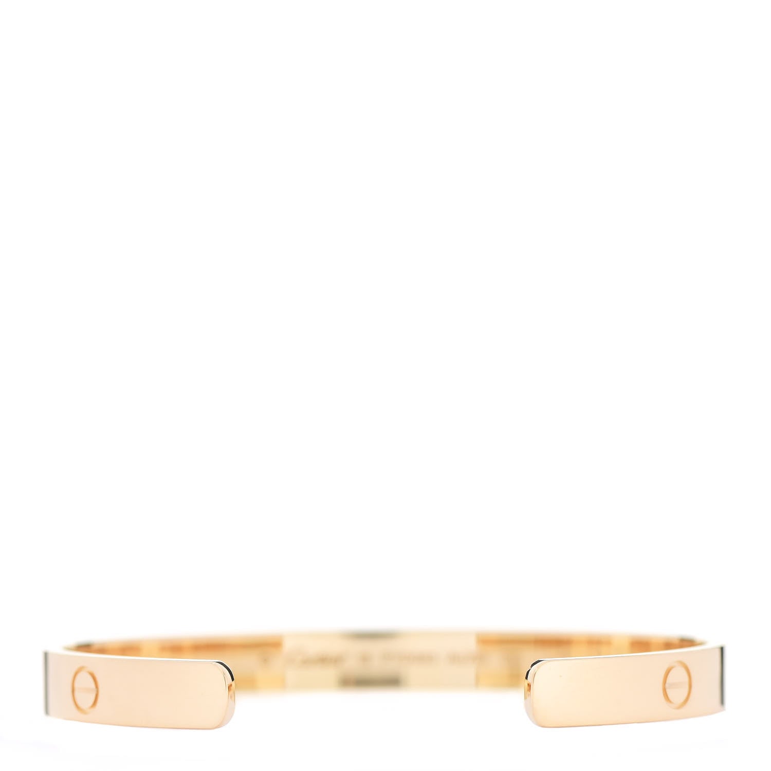 Cartier 18K Yellow Gold LOVE Cuff Bracelet 18 2 of 6