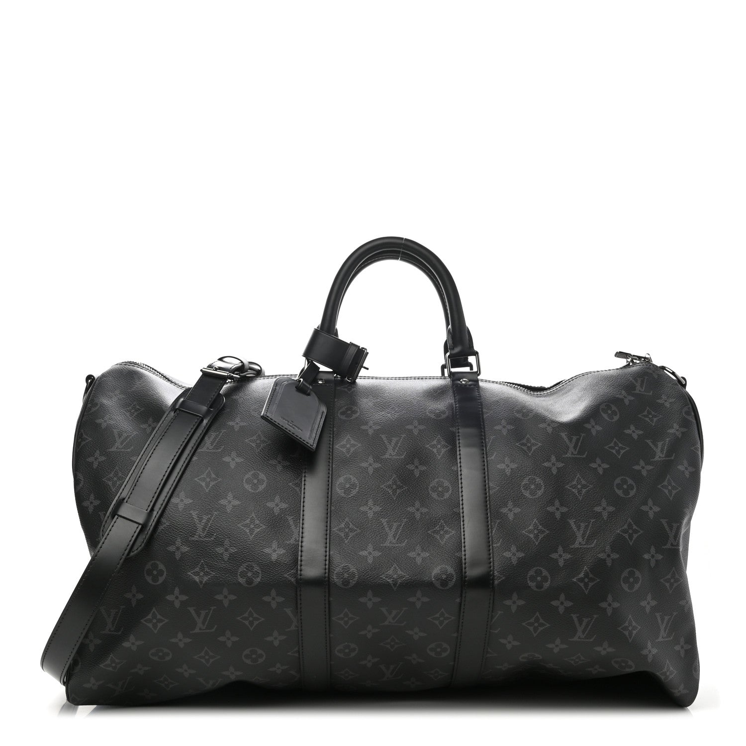Louis Vuitton Monogram Eclipse Keepall Bandouliere 55 1 of 9