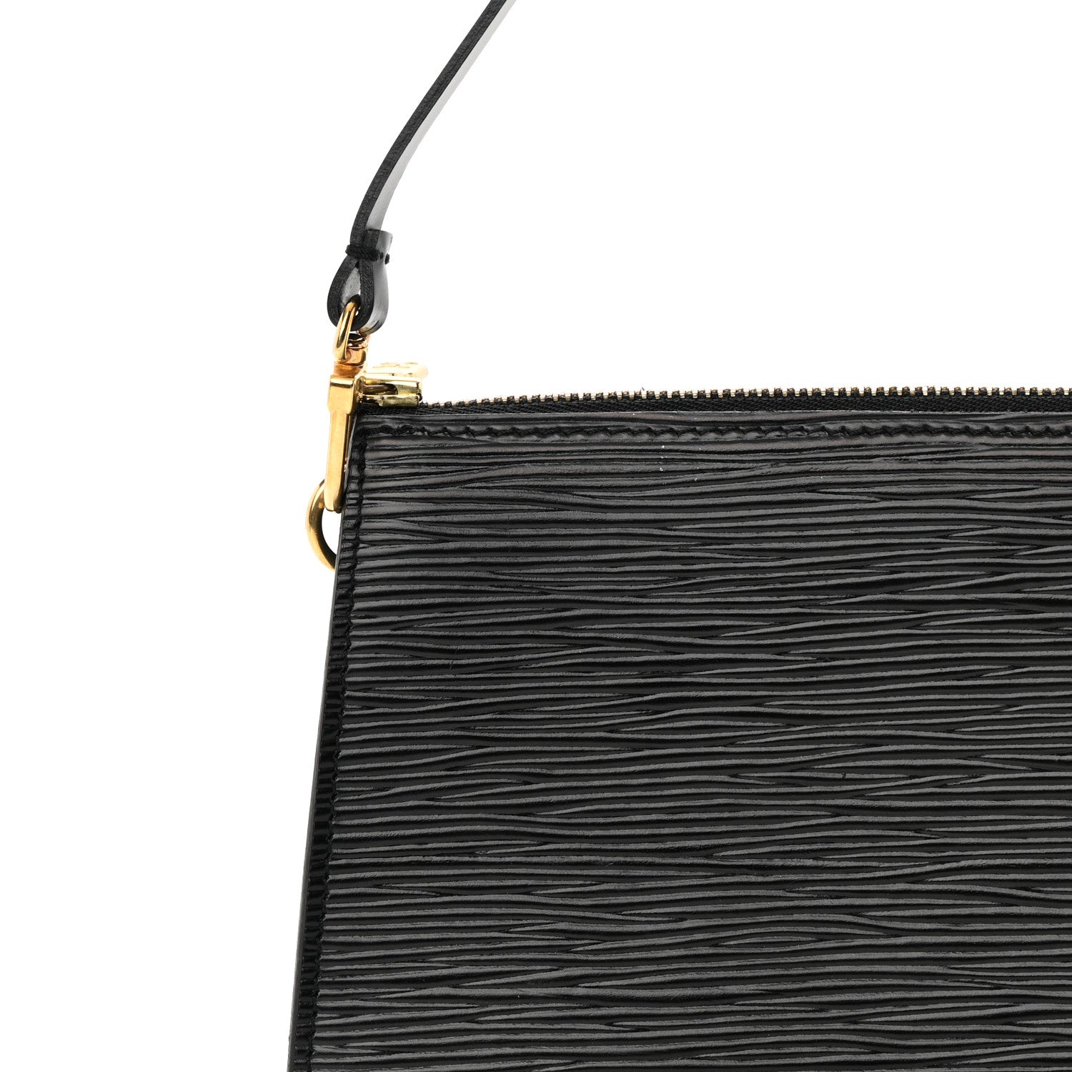 Louis Vuitton Epi Pochette Accessories 24 Black 8 of 12