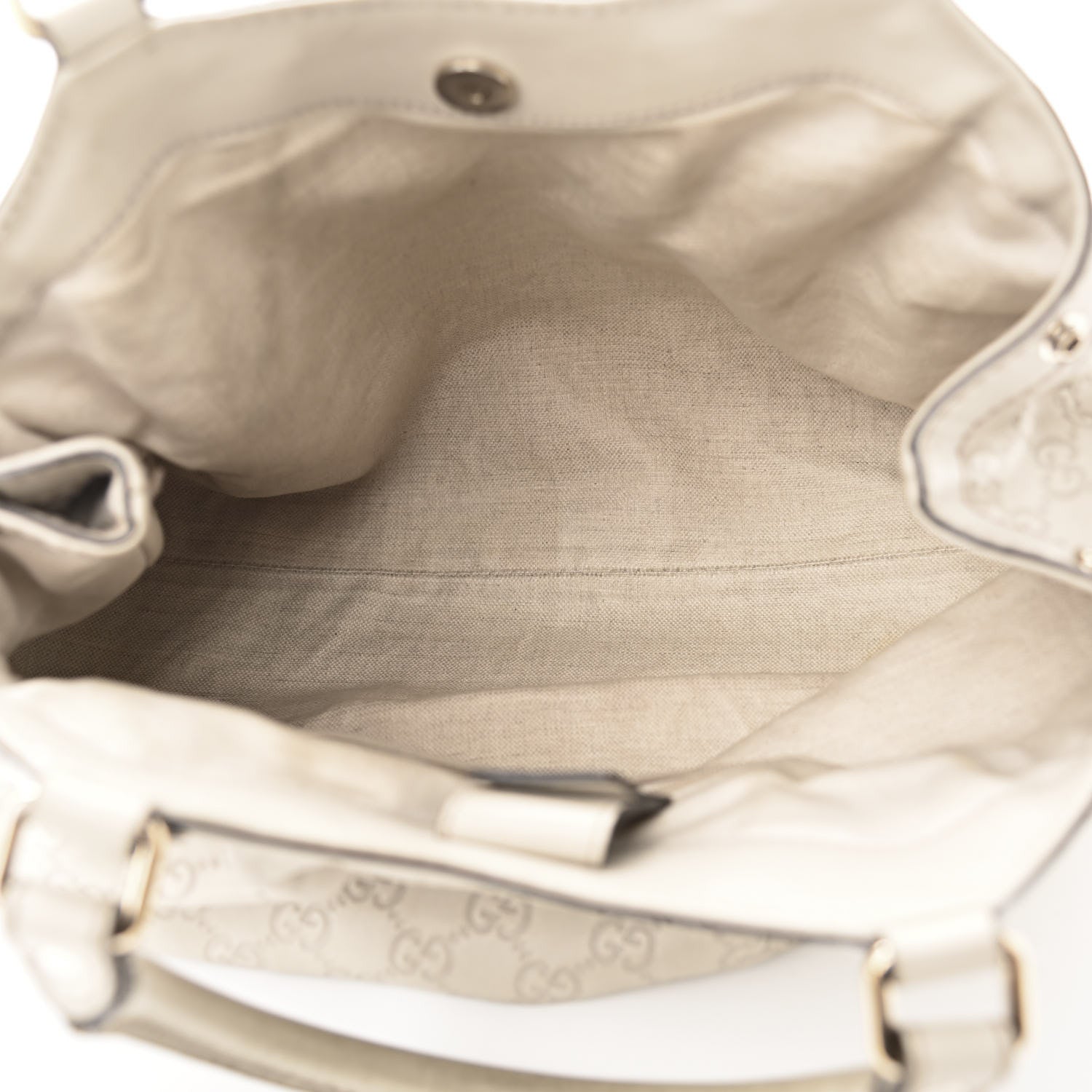 Gucci Guccissima Medium Sukey Tote Mystic White 5 of 22
