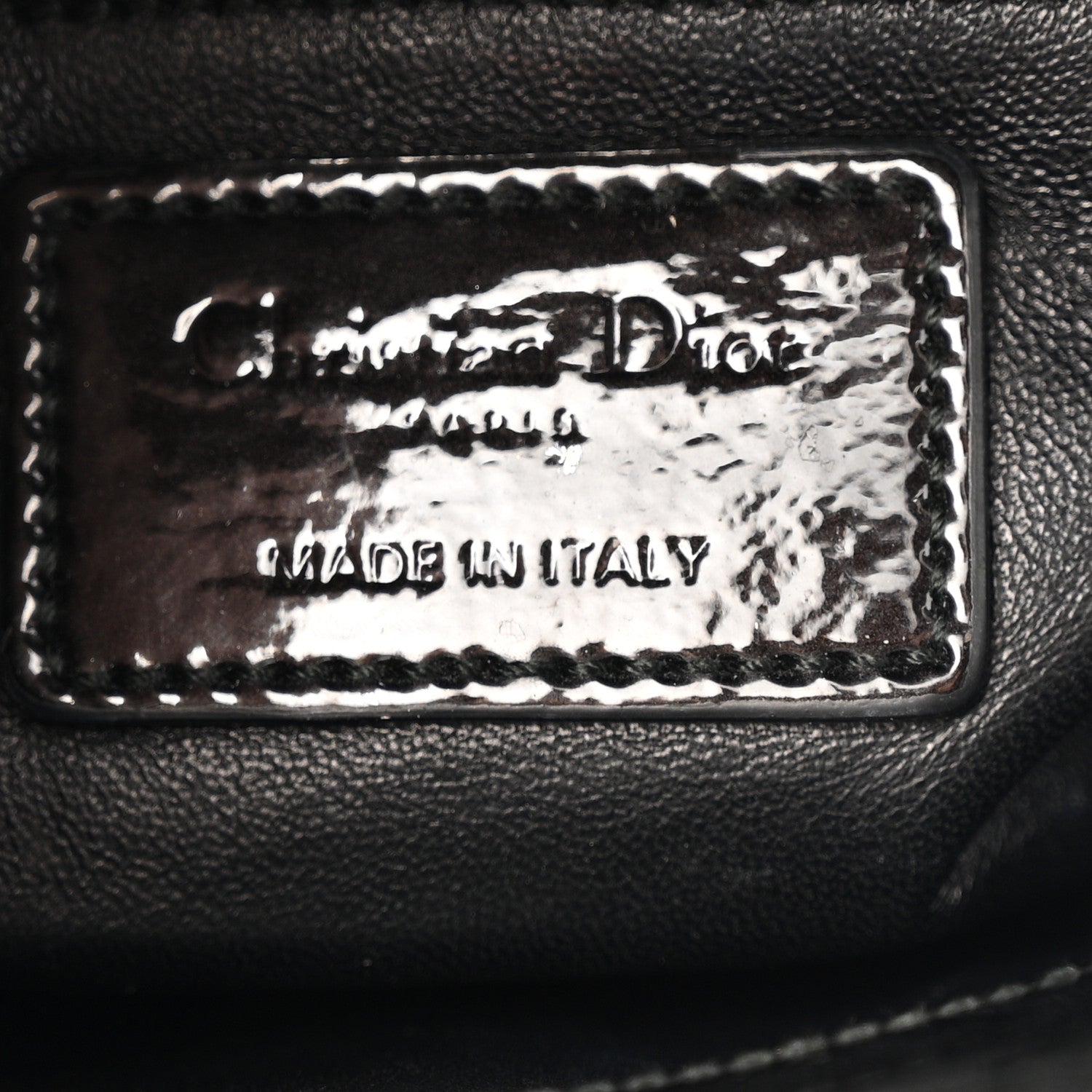 Christian Dior Patent Mini Lady Dior Black 6 of 13