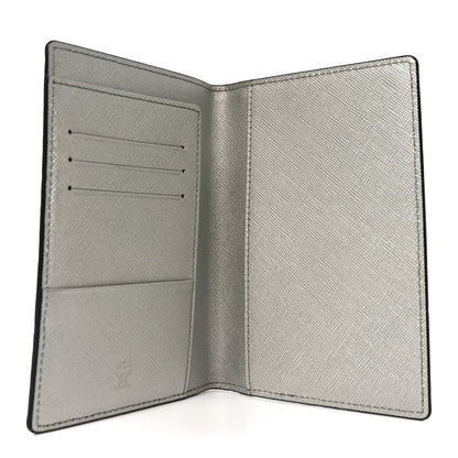 MCM Metallic Visetos Rabbit Passport Holder Silver 5 of 6