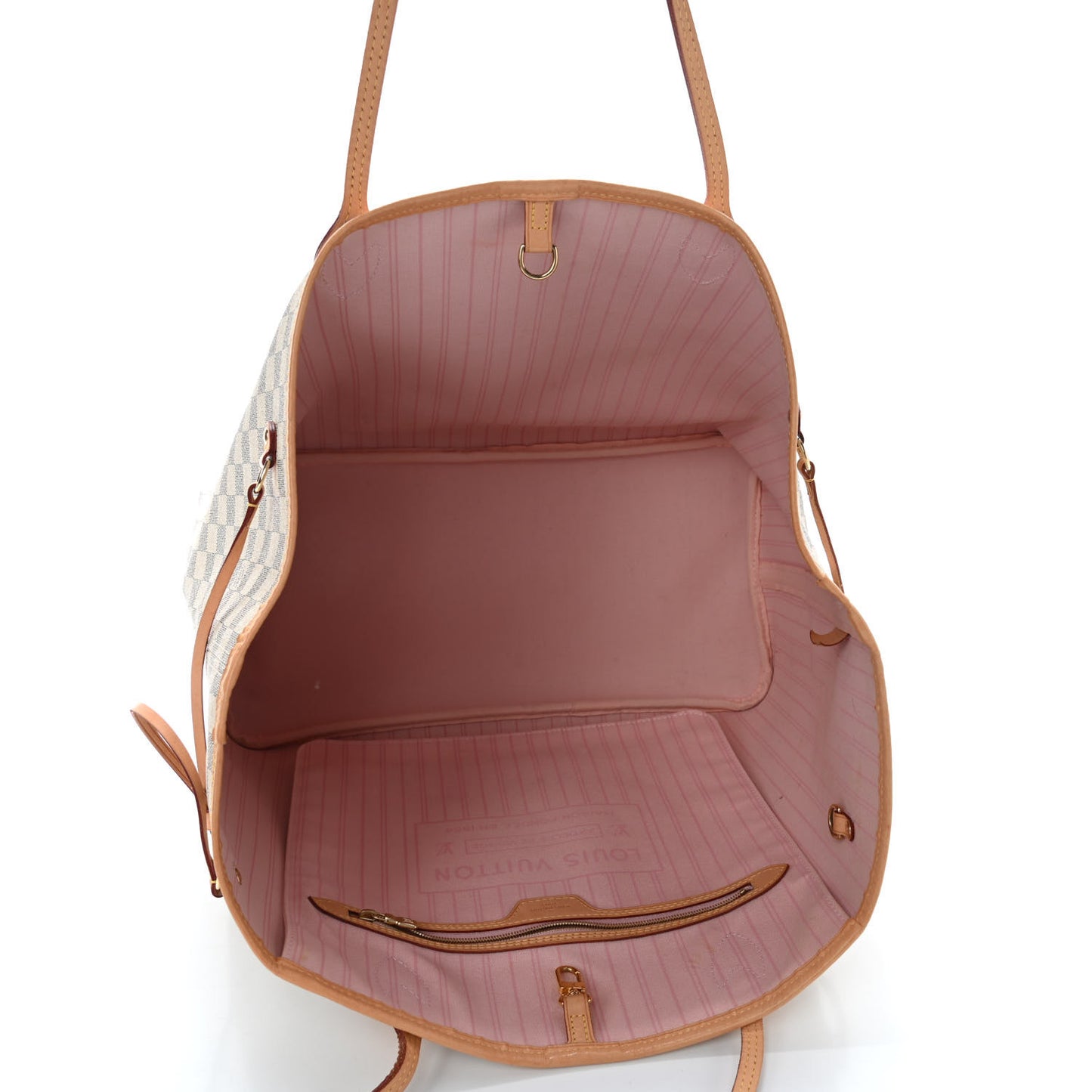 Damier Azur Neo Neverfull GM Rose Ballerine