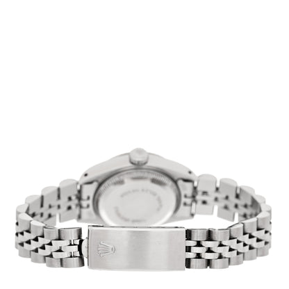 Rolex Stainless Steel 18K White Gold Diamond 26mm Oyster Perpetual Datejust Watch Silver Jubilee 69174 3 of 5